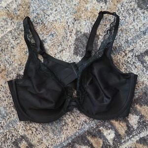 Soma Black Lace Detail Bra
